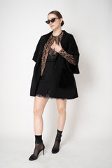 Dolce & Gabbana Fitted Stretch Knit Virgin Wool Cardigan in Leopard Vancouver. Shop Online or in Store.