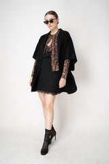 Dolce & Gabbana Fitted Stretch Knit Virgin Wool Cardigan in Leopard Vancouver. Shop Online or in Store.