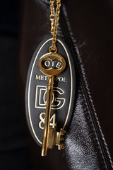 Dolce & Gabbana Hotel Metropol Keychain in Gold Vancouver. Shop Online or in Store.