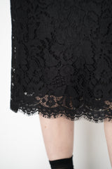 Dolce & Gabbana Lace Pencil Skirt in Black Vancouver. Shop Online or in Store.