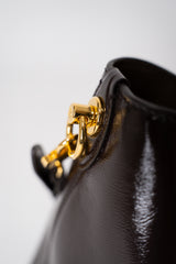 Dolce & Gabbana Large Vittoria Calfskin Shoulder Bag in Bordeaux Brown Vancouver. Shop Online or in Store.
