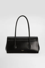Dolce & Gabbana Marlene Baguette Handbag in Palmellato Calfskin in Black Vancouver. Shop Online or in Store.