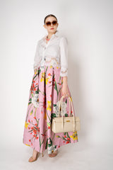 Dolce & Gabbana Marlene Baguette Handbag in Palmellato Calfskin in Cream Vancouver. Shop Online or in Store.