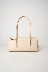 Dolce & Gabbana Marlene Baguette Handbag in Palmellato Calfskin in Cream Vancouver. Shop Online or in Store.