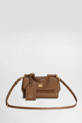 Dolce & Gabbana Mini My Sicily Handbag in Plongé Calfskin in Camel Vancouver. Shop Online or in Store.