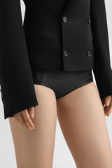 Dolce & Gabbana Satin Culotte Shorts in Black Vancouver. Shop Online or in Store.