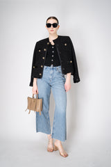 Dolce & Gabbana Single-Breasted Bouclé Tweed Jacket in Black Vancouver. Shop Online or in Store.