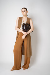 Dolce & Gabbana Small Vittoria Calfskin Shoulder/ Hand Bag in Bordeaux Brown Vancouver. Shop Online or in Store.