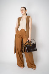 Dolce & Gabbana Small Vittoria Calfskin Shoulder/ Hand Bag in Bordeaux Brown Vancouver. Shop Online or in Store.