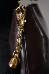 Dolce & Gabbana Tassel Gilded Lock and Key Keychain in Gold Vancouver. Shop Online or in Store.