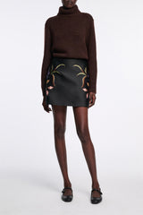 Dorothee Schumacher A-line Mini Skirt in Cloque Jacquard Vancouver. Shop Online or in Store.