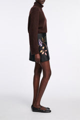 Dorothee Schumacher A-line Mini Skirt in Cloque Jacquard Vancouver. Shop Online or in Store.