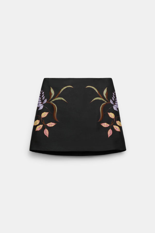 Dorothee Schumacher A-line Mini Skirt in Cloque Jacquard Vancouver. Shop Online or in Store.