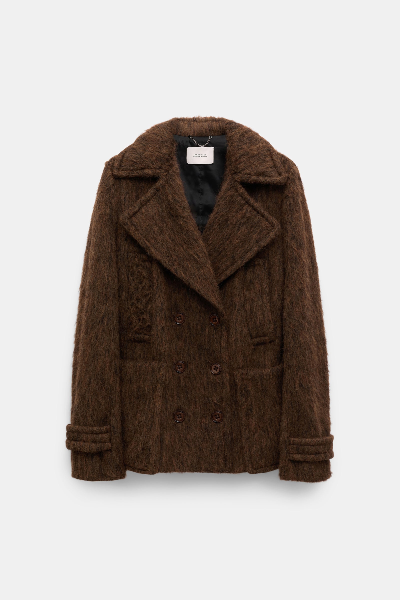 Dorothee Schumacher Alpaca Blend Caban Jacket in Frappé – Ashia Mode