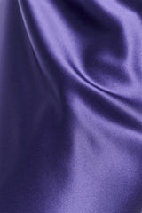 Dorothee Schumacher Bias Cut Silk Satin Midi-Skirt in Iris Vancouver. Shop Online or in Store.