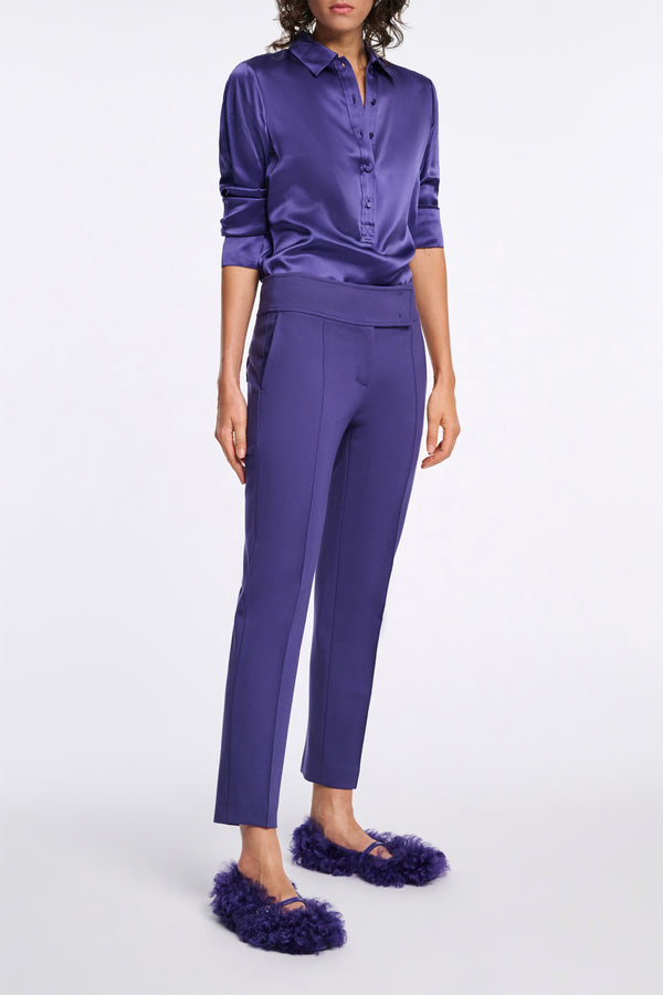 Dorothee Schumacher Cigarette Pants in Punto Milano in Iris Vancouver. Shop Online or in Store.