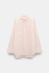 Dorothee Schumacher Cotton Poplin Shirt with XL Flower in Pink Vancouver. Shop Online or in Store.