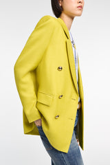 Dorothee Schumacher Double Breasted Blazer in Ginger Vancouver. Shop Online or in Store.