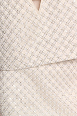 Dorothee Schumacher Duchesse Sequin Embellished Cropped Top in White Vancouver. Shop Online or in Store.