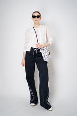 Dorothee Schumacher Knit Cotton Crepe Twin Set Cardigan in White Vancouver. Shop Online or in Store.