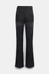 Dorothee Schumacher Long Straight Leg Jeans in Black Wash Vancouver. Shop Online or in Store.