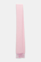 Dorothee Schumacher Merino-Cashmere Knit Fringe Scarf in Candy Rose Vancouver. Shop Online or in Store.