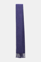 Dorothee Schumacher Merino-Cashmere Knit Fringe Scarf in Lavendel Night Vancouver. Shop Online or in Store.