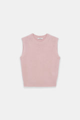 Dorothee Schumacher New Cashmere Knit Shell in Light Pink Vancouver. Shop Online or in Store.
