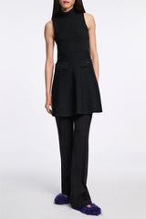 Dorothee Schumacher Sleeveless Knit Turtleneck Dress in Black Vancouver. Shop Online or in Store.