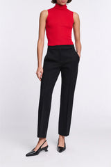 Dorothee Schumacher Stretch Knit Punto Milano Flared Pants in Black Vancouver. Shop Online or in Store.