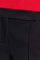 Dorothee Schumacher Stretch Knit Punto Milano Flared Pants in Black Vancouver. Shop Online or in Store.