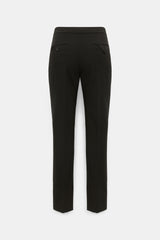 Dorothee Schumacher Stretch Knit Punto Milano Flared Pants in Black Vancouver. Shop Online or in Store.