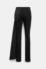 Dorothee Schumacher Tapered Leg Skinny Jeans with Satin Bow in Black Vancouver. Shop Online or in Store.