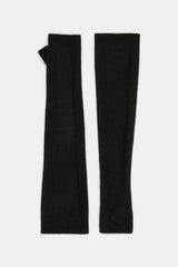 Dorothee Schumacher Virgin Merino-Cashmere Fuzzy Knit Arm-Warmers in Black Vancouver. Shop Online or in Store.