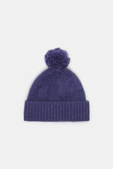 Dorothee Schumacher Virgin Merino-Cashmere Fuzzy Knit Toque in Lavendel Night Vancouver. Shop Online or in Store.