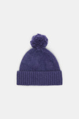 Dorothee Schumacher Virgin Merino-Cashmere Fuzzy Knit Toque in Lavendel Night Vancouver. Shop Online or in Store.