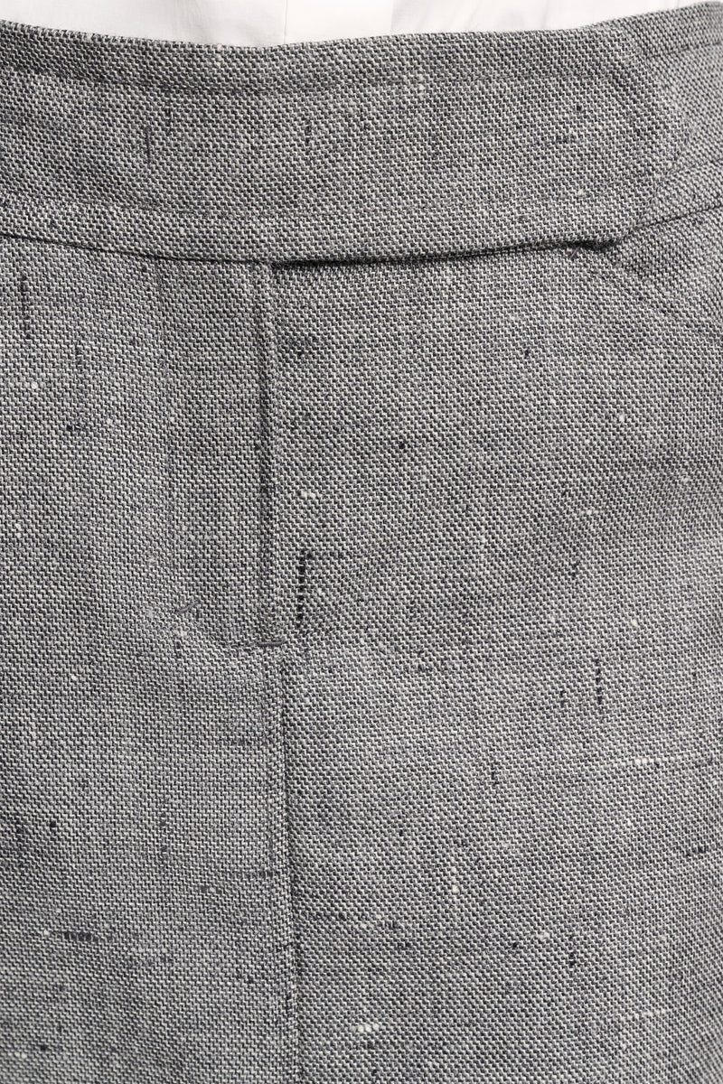 Dorothee Schumacher Virgin Wool Tweed Pencil Skirt in Pepper and Salt Vancouver. Shop Online or in Store.
