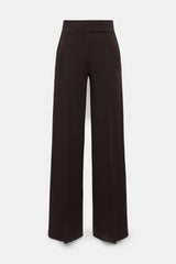 Dorothee Schumacher Wide Leg Punto Milano Trousers in Dark Chocolate Vancouver. Shop Online or in Store.