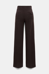 Dorothee Schumacher Wide Leg Punto Milano Trousers in Dark Chocolate Vancouver. Shop Online or in Store.