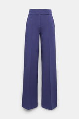 Dorothee Schumacher Wide Leg Punto Milano Trousers in Iris Vancouver. Shop Online or in Store.