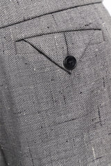 Dorothee Schumacher Wide Leg Virgin Wool Suiting Trousers in Pepper and Salt Vancouver. Shop Online or in Store.
