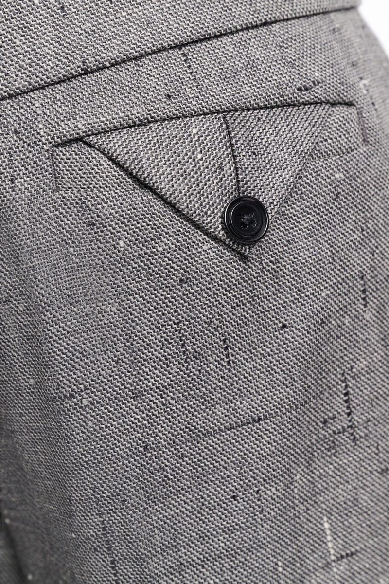 Dorothee Schumacher Wide Leg Virgin Wool Suiting Trousers in Pepper and Salt Vancouver. Shop Online or in Store.