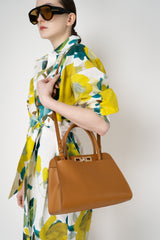 Fabiana Filippi Leather Hand Bag in Burnt Sienna Vancouver. Shop Online or in Store.