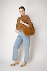 Fabiana Filippi Maxi Suede Hobo Bag in Sienna Vancouver. Shop Online or in Store.