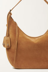 Fabiana Filippi Maxi Suede Hobo Bag in Sienna Vancouver. Shop Online or in Store.