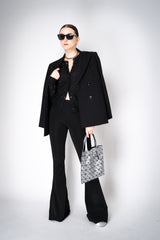 Fabiana Filippi Mohair Blend Sequin Knitted Cardigan in Black Vancouver. Shop Online or in Store.