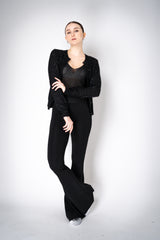 Fabiana Filippi Mohair Blend Sequin Knitted Cardigan in Black Vancouver. Shop Online or in Store.