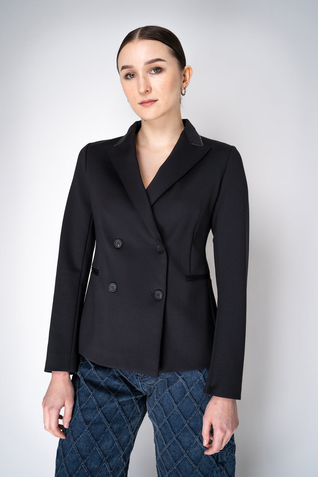 [FABIANA FILIPPI] ダブルブレスト ブレザー FABIANA FILIPPI クレープ ダブルブレストブレザー | THE OUTNET