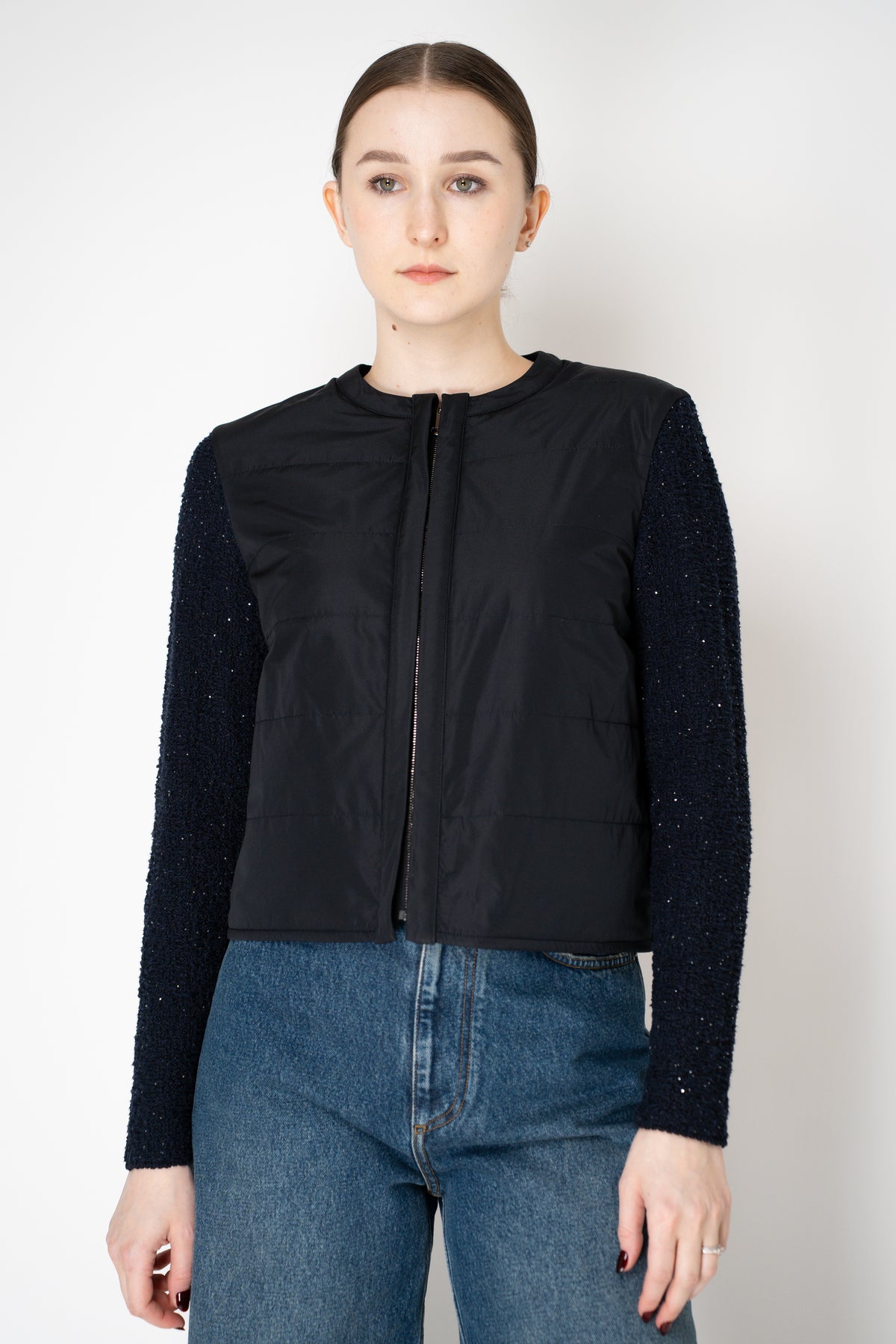FABIANA FILIPPI SUMMER JACKETS 2枚組 Fabiana Filippi Fur Waistcoat Bomber Jacket|PLD215F278L5631267