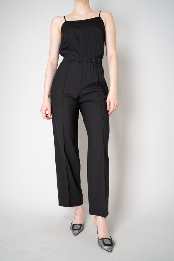 Fabiana Filippi Stretch Wool Pull-On Style Trousers in Black Vancouver. Shop Online or in Store.